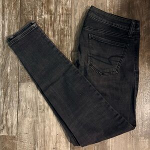 American Eagle Outfitters Women's Black Jegging Skinny Jeans